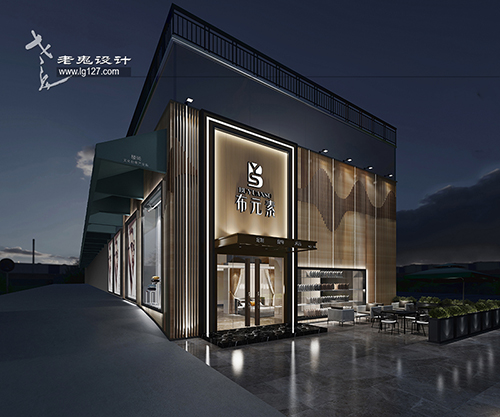 深圳市藝展中心布元素展廳設計